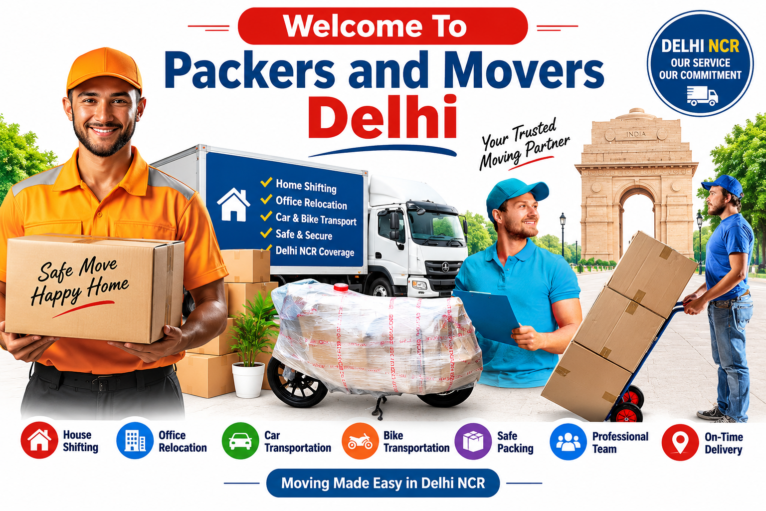Welcome To Packers and Movers Delhi